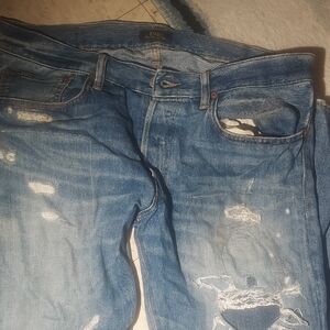 Polo by Ralph Lauren Men's Light Blue Relaxed Jeans